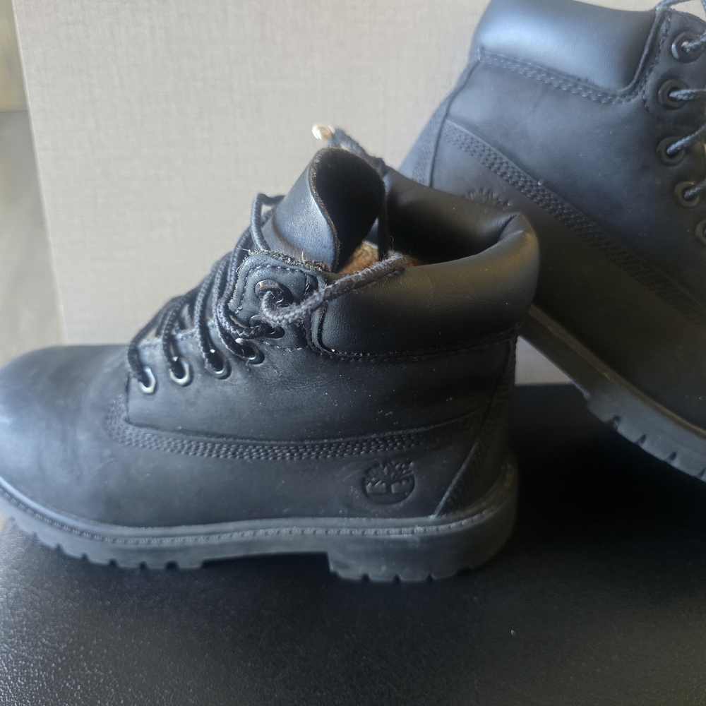 Timberland 6" Premium Brown Waterproof Insulated Boot 12707 Youth Boys US 1